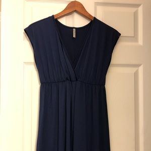 New Long Navy Blue maxi Dress